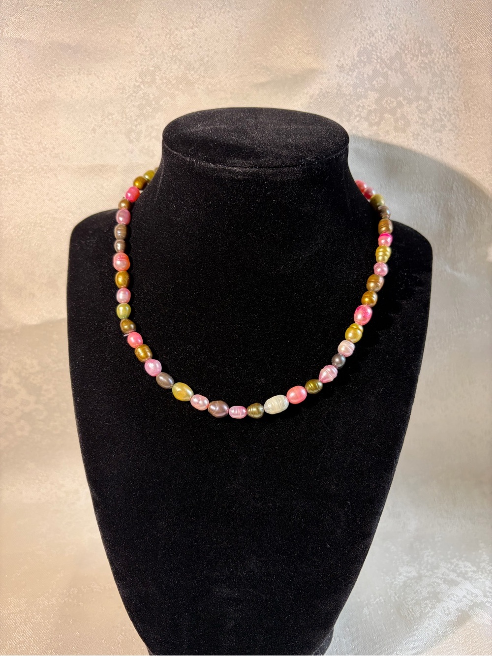 Multi-Color Freshwater Pearl Necklace